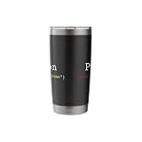 Python Print Coder HTML Coding Programmer Gift Stainless Steel Insulated Tumbler