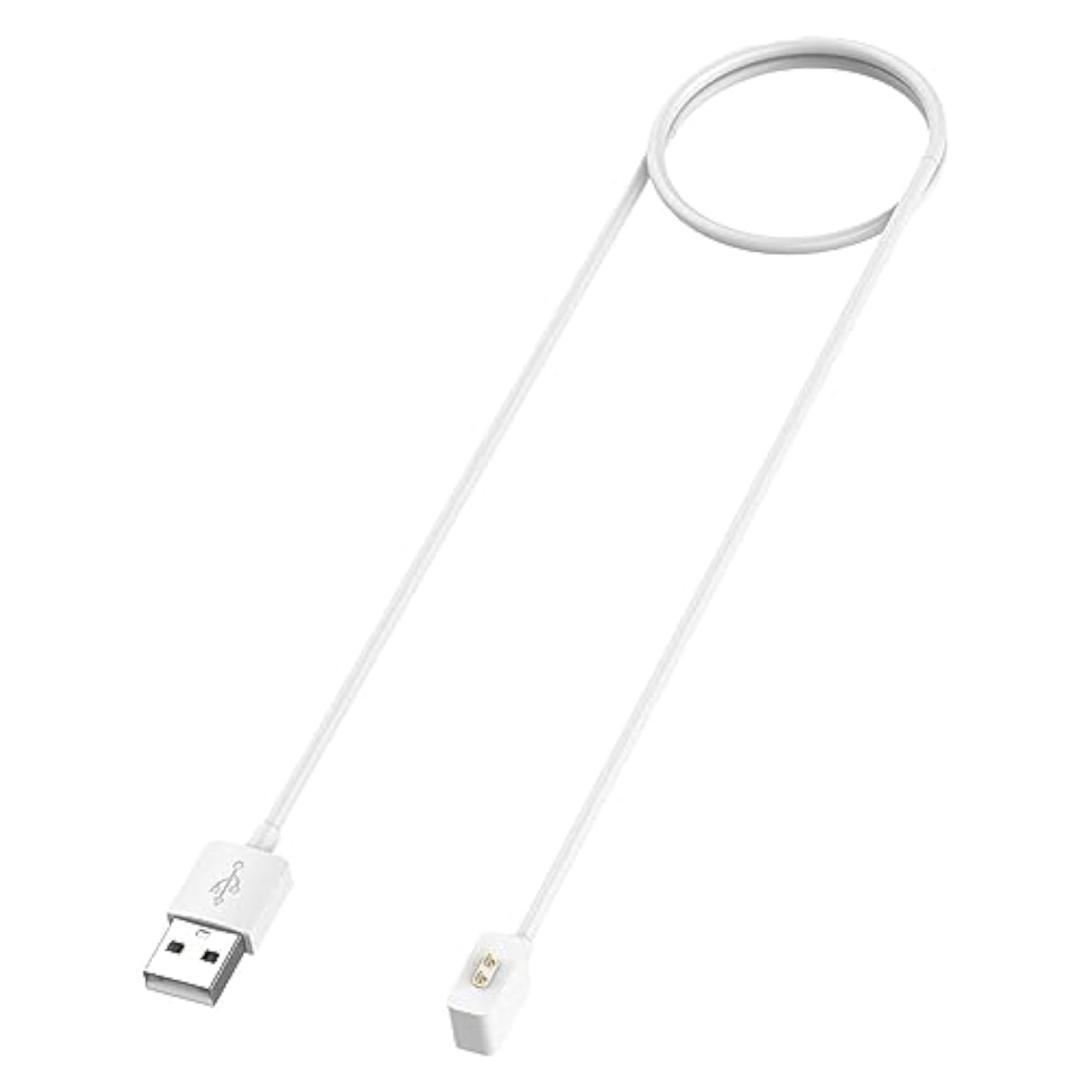 USB Charging Dock Cable for Smart Watch, White