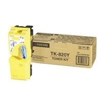 Kyocera TK 820Y toner jaune 7000 pages pour éliminer les impressions pâles