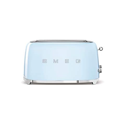 Smeg TSF02PBEU 4-Slice Toaster in Blue Cover