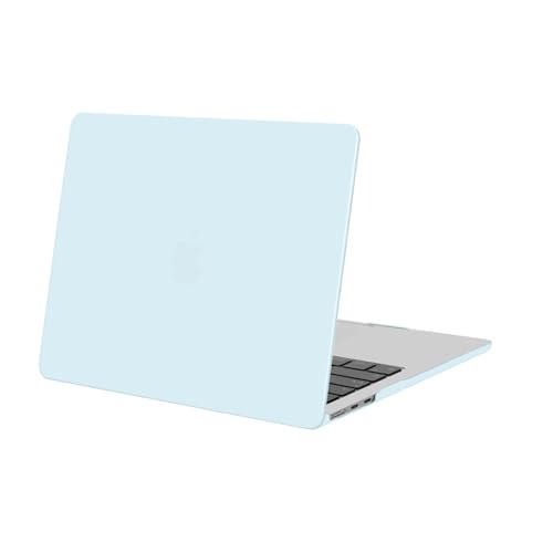 Image of MOSISO Compatible with MacBook Air 13 inch Case M5 2026 M4 2025 M3 M2 2024-2022 A3449 A3240 A3113 A2681, Scratches-Resistant Protective Hard Shell for MacBook Air 13.6 inch Case, Cloud Blue