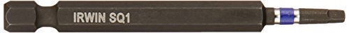 Embout carré à encastrer #1 IRWIN 1837470 long 3" pour visseuse à choc