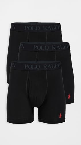 Polo Ralph Lauren Underwear Men's 4D Flex Cotton Modal Boxer Briefs 3 Pack