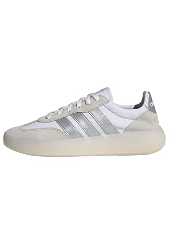 Adidas Womens Barreda Decode Sportswear White/Matte Silver/Grey 8