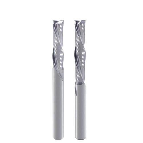 Fraise à compression CNC 3.175mm Lot de 2 mèche hélicoïdale carbure