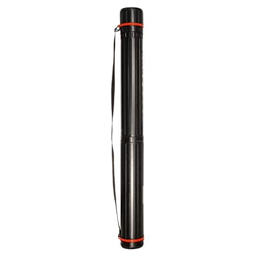 VViViD Black Plastic Heavy-Duty Art and Drafting 31-49 Inch Telescoping Length Drafting & Portfolio Tube