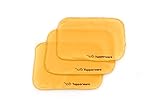 Produit original Tupperware TUPPERWARE FaserPro P 22681 T18 Lot de 3 chiffons de nettoyage pour lunettes de téléphone portable Orange