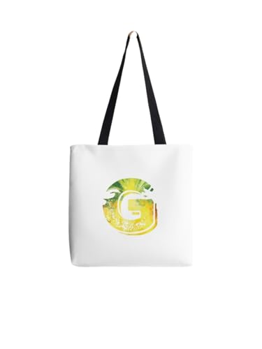 Sac fourre-tout ananas lettre G en toile pour femme