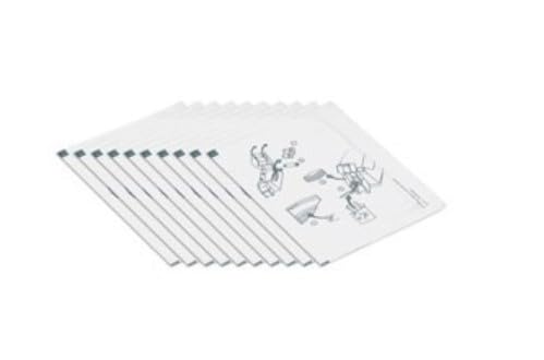 Datacard 552141-002 Isopropanol Cleaning Card Kit 10 Pack for The SP35 SP55 and SP75 Card Printers
