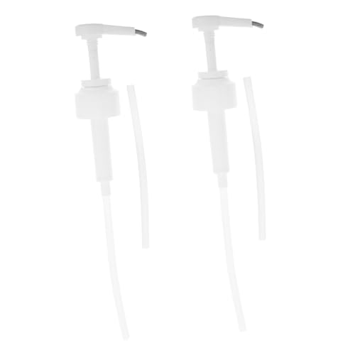 Cabilock 2pc Oyster Sauce Pump Dispenser Stainless Steel Sauce Squeeze Bottle for Ketchup Condiments