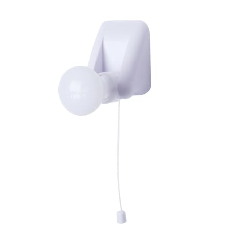Portable LED Light Bulb Cordless Battery Operated Stick Up Night Handy Lamp Tool Elephant Lamp (White, One Size)