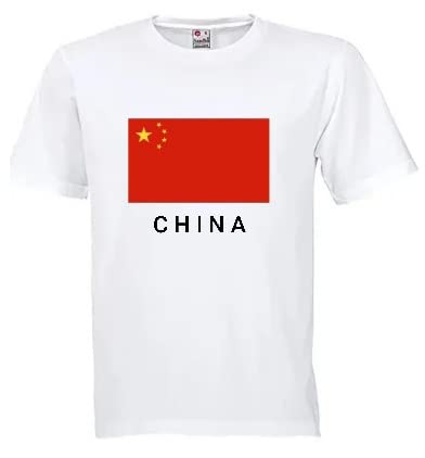 China TShirt with country name Size L