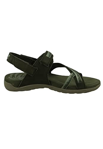 Image of Merrell Terran 3 Cush Convert Post Women Sandals, Nubuck Leather Upper and Adjustable Hook-Loop Closure