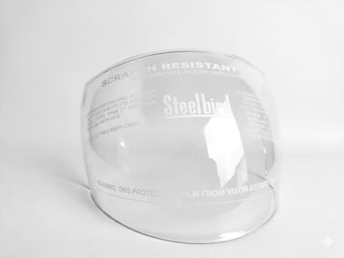 Image of Steelbird SBH 56 Vintage Hafe Helmet Visor, Original Replacement Accessory