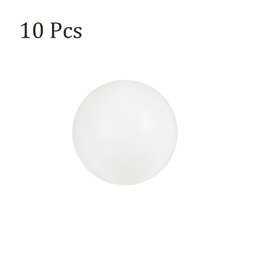 Kozelo 10 Stück Präzisionskugeln - [10mm] PA Nylon für Lager- und Ventilanwendungen, massiv