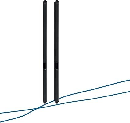 Lápiz capacitivo Galaxy Z Fold 5 compatible con Samsung Z Fold 6 Edition puntero digital negro 2 pack