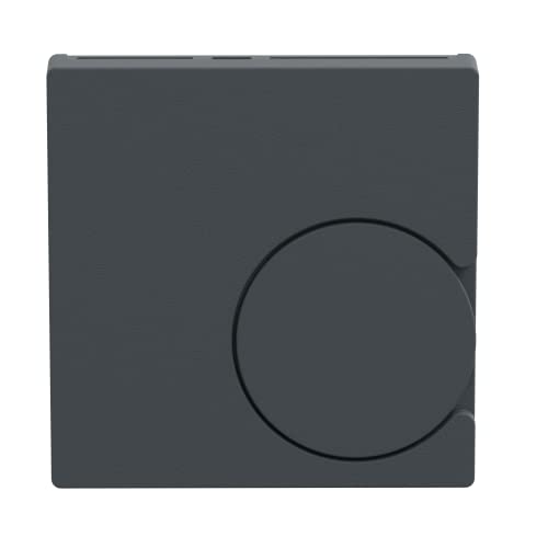 Schneider Electric Merten Smart Home Connected Raumtemperaturregler-Modul, System M, Zigbee, Alexa, Google Home, anthrazit, Artikelnummer MEG5779-0414