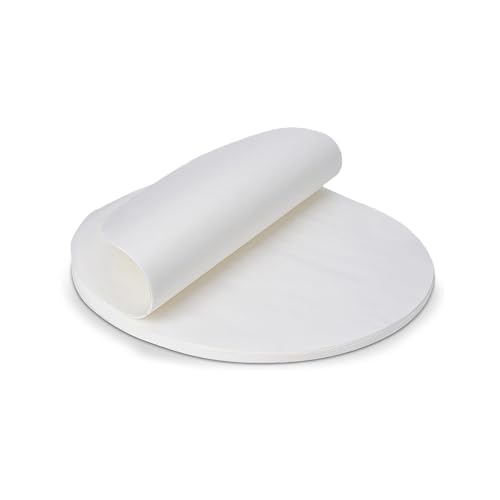 100 fogli di carta da forno rotonda, 30 cm, resistente al calore, per forno per pizza, friggitrice ad aria, stampi per torte e padelle