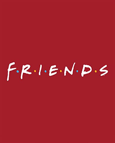 Image of Bewakoof Official Friends Merchandise Women's Typography Boyfriend Fit Half Sleeve Round Neck Cotton T-Shirt