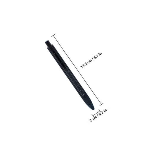 Set de 5 bolígrafos INOOMP con tinta gel negra miniatura 2