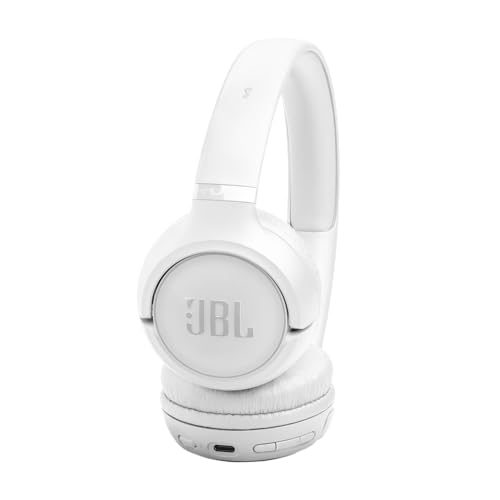 JBL Tune 530 BT draadloze on-ear-koptelefoon, wit - Met JBL Pure Bass Sound, Bluetooth 6.0, opvouwbaar ontwerp, 76 uur batterijduur, Google Fast Pair, en Microsoft Swift Pair - Afbeelding 6