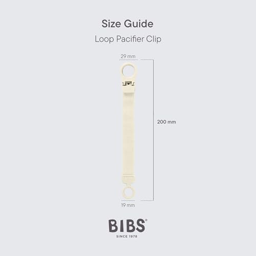 Image of BIBS Loop Pacifier Clip - Sleek, Secure One-Handed Operation, Fits All BIBS and Most Brands, Machine Washable, Slim Profile for Comfort, Ages 0+ - Petrol