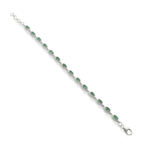 Bracelet rivière en argent ajustable pour éviter les pertes - 3