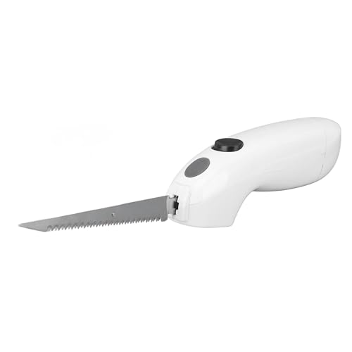 Vyzio Coltello elettrico senza fili SliceTron – taglia carne, pane e verdure in pochi secondi | Lama in acciaio inox, ricaricabile e facile da usare