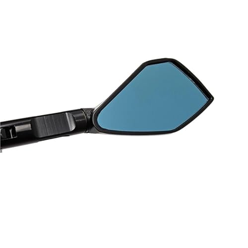 Espejo retrovisor de motocicleta universal aluminio CNC rojo Ninja 250 Z750 6