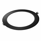 foco embutido led 18w ultra slim ? redondo [DISEÑO NEGRO MATE EN PC] Estética moderna y resistente. Este panel LED redondo cuenta con un marco de Policarbonato (PC) de alta calidad en color Negro. Su estructura de Ø 221 mm es ligera, no se oxida y aporta un toque elegante a cualquier estancia.