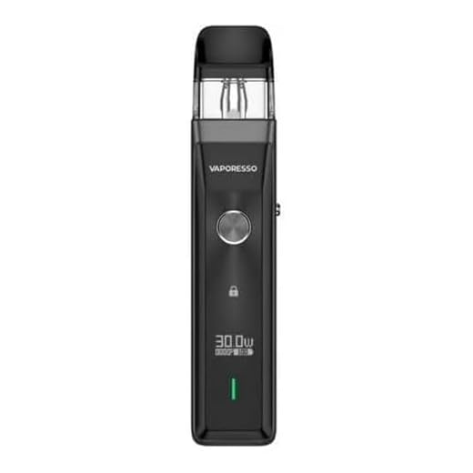 VAPORESSO XROS PRO Vaping Kit, 30W Max Output, Long-Lasting Battery, Dual Firing Modes, Replaceable Pods with Interchangeable Coils, Fully XROS Pod Compatible, Vaporesso Vaping, No Nicotine (Black)