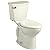 American Standard 215AA104.222 Cadet Pro 1.28 GPF 2-Piece Elongated Toilet with 12-in Rough-in, Linen, 3