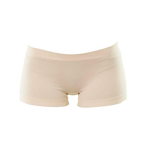 Toocool Boxer Culotte de Danse pour Fille, Short sous-Vêtements pour Fille pour Gymnastique Artistique et Danse, Fitness et Sports sous-Vêtements LO-YQ7079 [4-6, Beige]