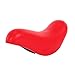 RNXRZANK Children's Bike Seat, Cycling Gear, PU Leather Waterproof Saddle for Kids, Red