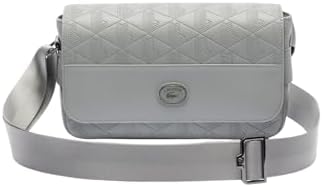 完売品✨ LACOSTE モノグラム ショルダーバッグ 希少 グレー ラコステ Amazon | ラコステ モノグラム クロスオーバーバッグ