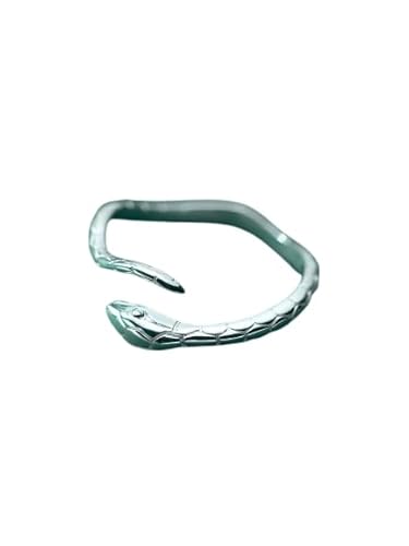 MWTOWM S925 silver ring simple animal index finger ring personalized