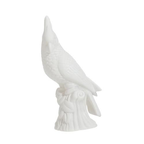 Support photo perroquet blanc en céramique : fixez vos images sans les abîmer avec élégance