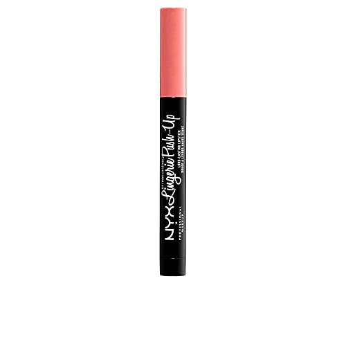 NYX PROFESSIONAL MAKEUP Lip Lingerie Push-Up Long Lasting Plumping Lipstick - Silk Indulgence (Baby Pink Nude)