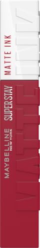 Maybelline New York, SuperStay Matte Ink, Pintalabios Mate de Larga Duración, Tono 80 - Ruler, Magenta Oscuro