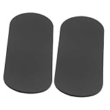 Kisangel 2個シリコン製 ドラムヘッドパッド 防滑 ドラム 護パッド バスドラ