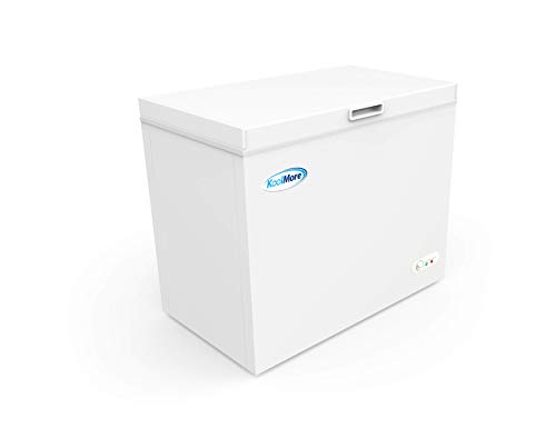 Image of KoolMore SCF-7C Deep Chest Freezer with Two Wire Basket, 7 cu. ft. Food and Meat Storage, for Commercial and Home Use ETL Certification, White