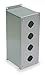 Pushbutton Enclosure, 22Mm, 4 Holes, Steel