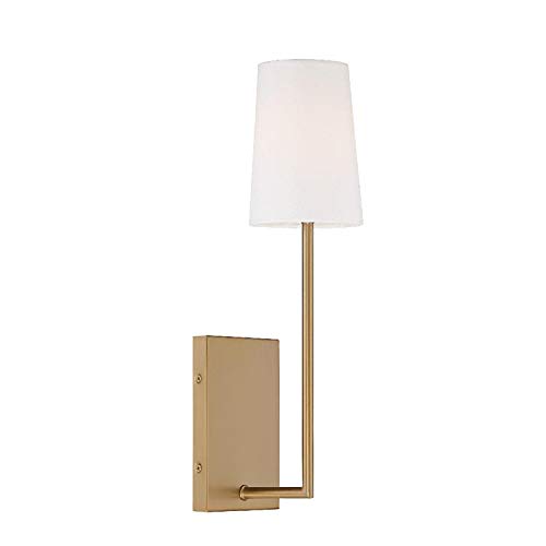 CrystoramaLEN-251-VG Lena Wall Sconce, 1-Light 60 Watts, Vibrant Gold