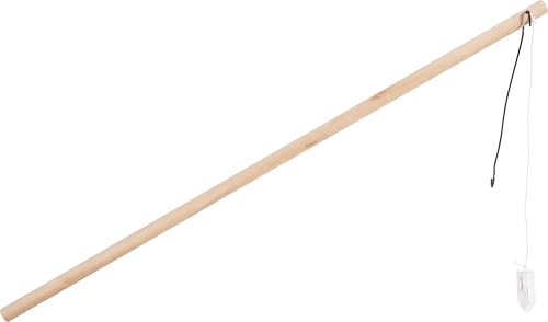 VBS Laternenstab aus Holz mit LED 50 cm Länge 1.2 cm Durchmesser Kaltweiß Leuchtfarbe für Laternelaufen Holz Laternebasteln