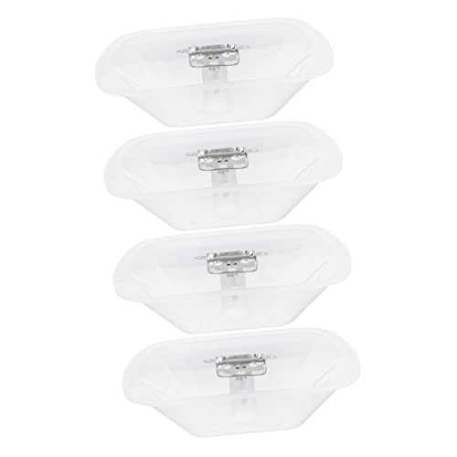 DOITOOL 4piezas Depósito De Aceite De Campana Extractora Transparente Para Cocina Recipiente Para Aceite Aceitera Versátil Para Campana Extractora