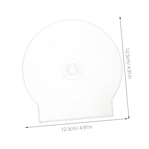 Estuche multimedia redondo HANABASS transparente con cierre clamshell hermético antihumedad 3