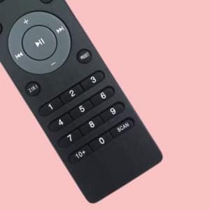 Image of BLACKSHEEP Remote Compatible with VW Linux Frameless Series Full HD Smart LED TVs - Models VW40C3, VW32C3, VW24C3 - Black, with YouTube, Prime Video & Hotstar Keys (IBall)