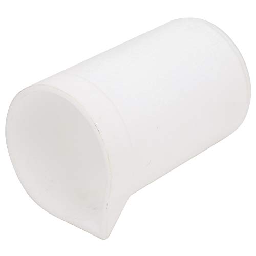 30ml PTFE Beaker and Alkali Resistant Teaching Instrument for Biochemical Laborator High Lubrication White Measuring Cup