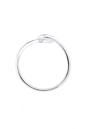 Elli Anello Da Donna Onda Ottica In Tendenza In Argento Sterling 925 - 3