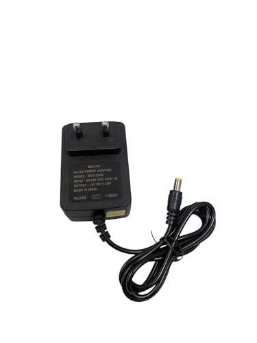 Image of 12V 2 Amps Compact Dc Switch Mode Power Adapter /Supply For Led Striplight, Cctv Camera, Dc Motor, Battery Charging, Vending Machine, Toys, Electronic Piano & Printer, Black